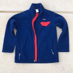 Patagonia fleece front zip jacket